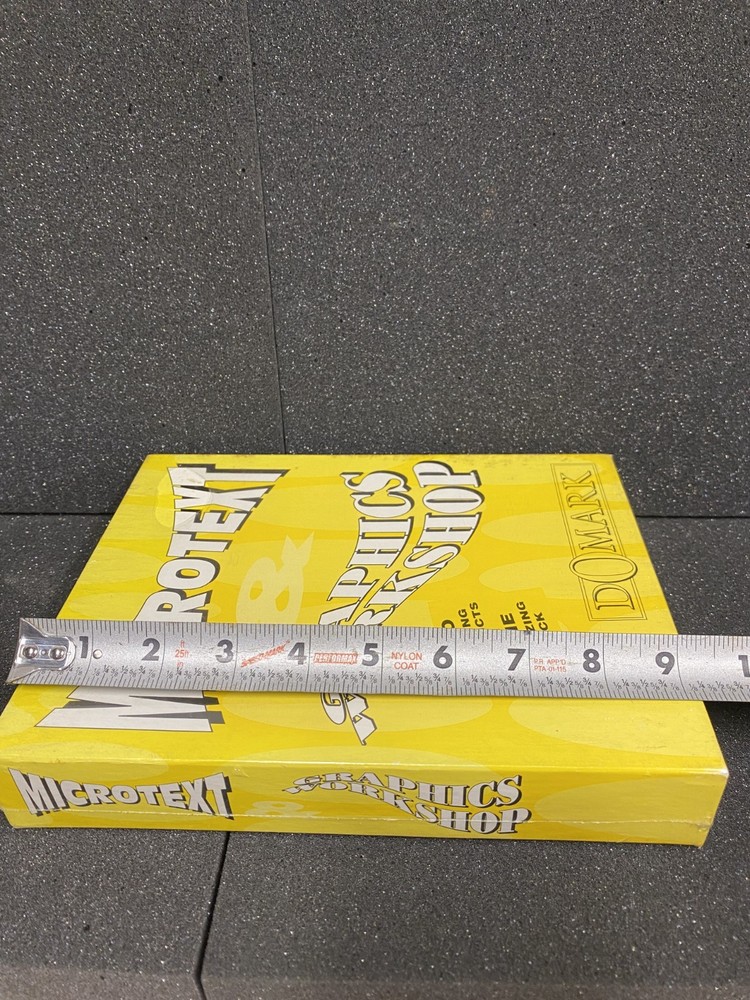 Microtext & Graphics Workshop for the Commodore Amiga 500 1000 2000 Computer NEW