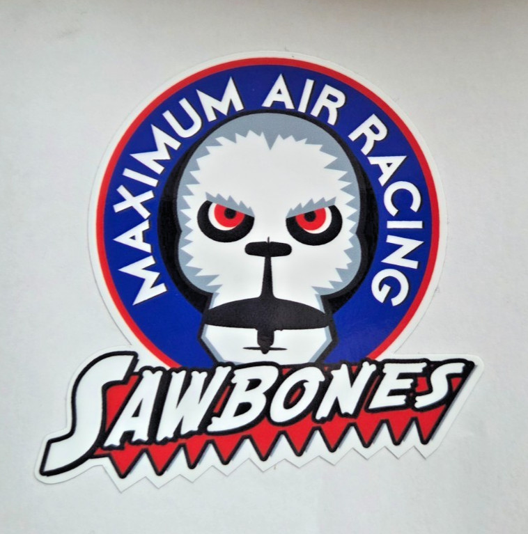 Maximum Air Racing Sawbones Sticker