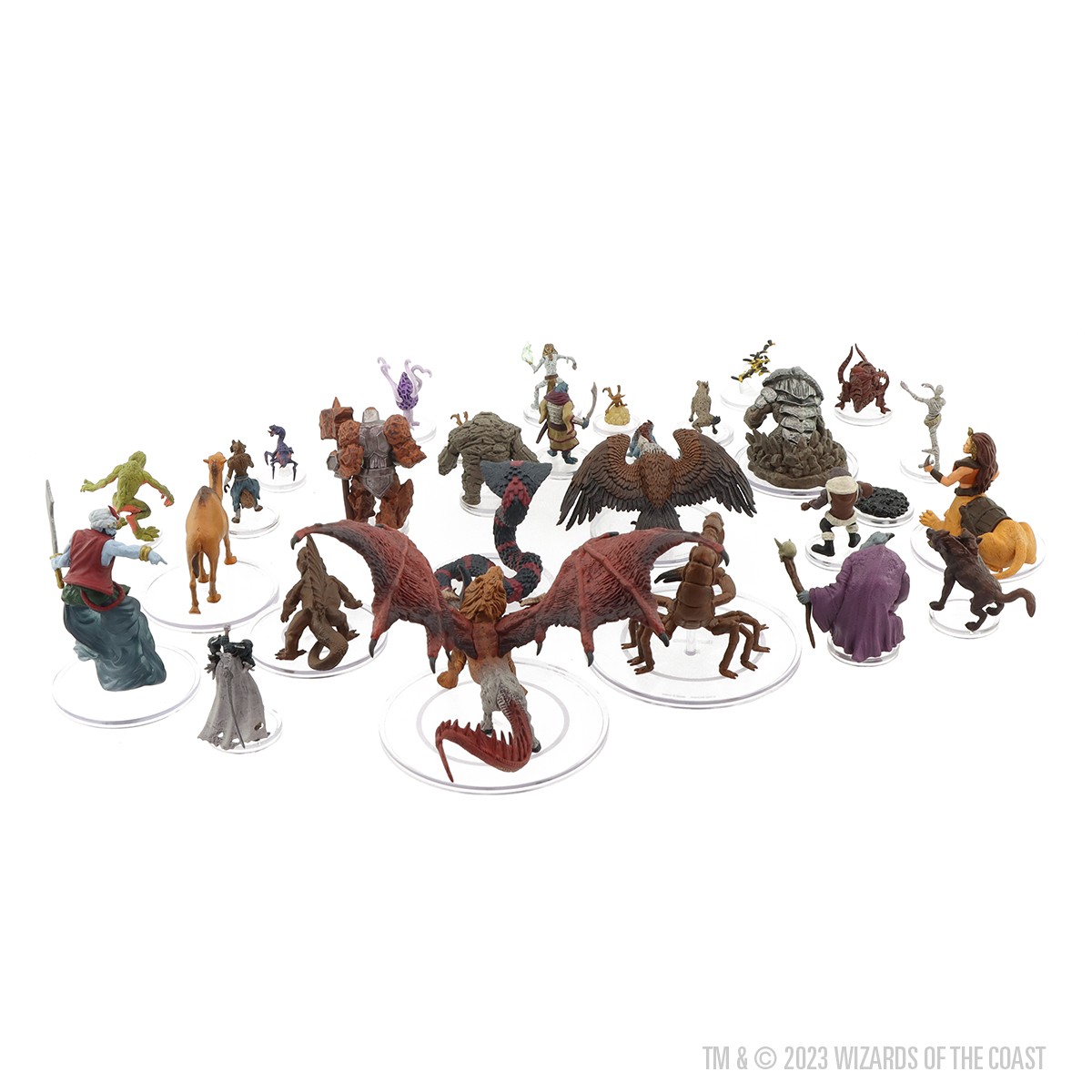 D&D Icons of the Realms Sand & Stone 8 ct Booster Brick