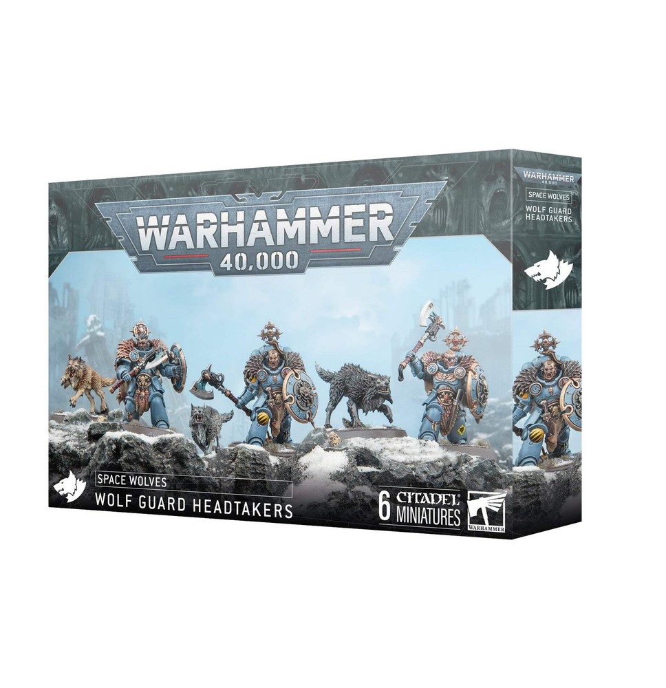 Space Wolves Wolf Guard Headtakers Warhammer 40k
