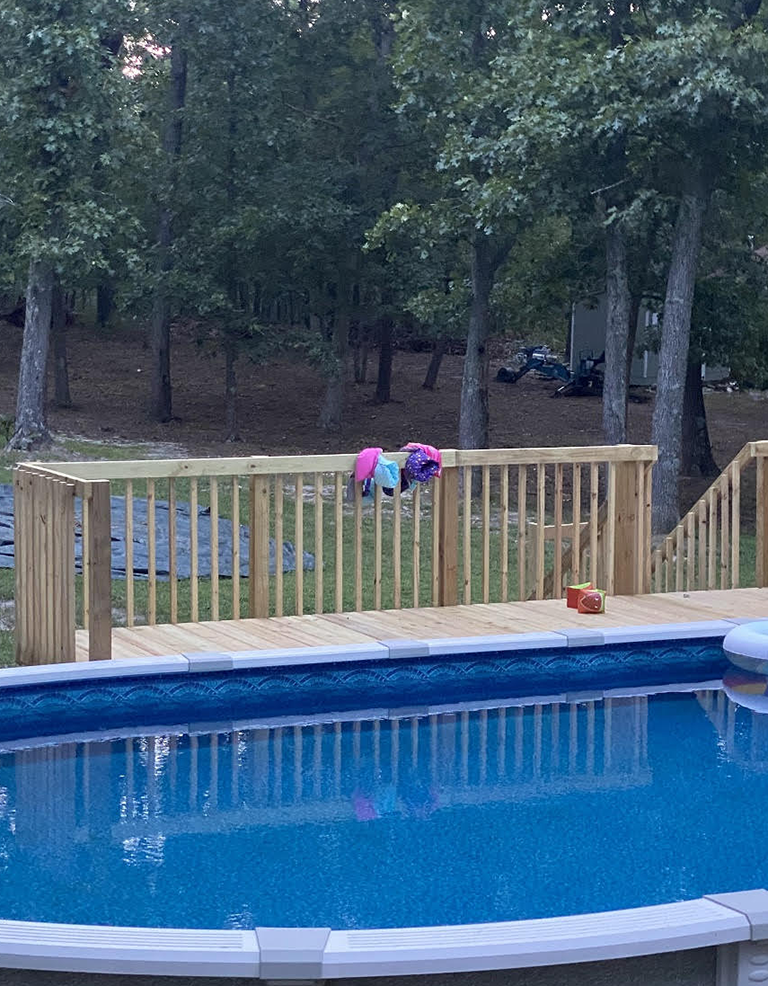 8' X 16' Above Ground Pool Deck Kit