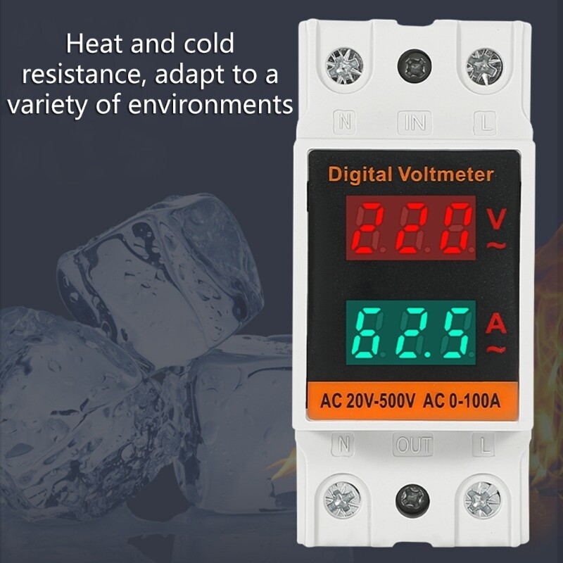 Stable Data Voltages Current Meter with High Accuracy Sensoring Simple Installs