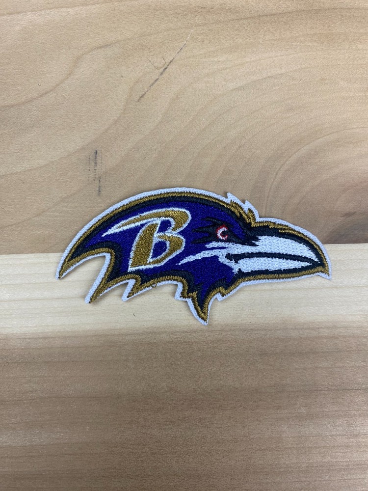 Baltimore Ravens Embroidered Iron on Patch 3" x 1.5"