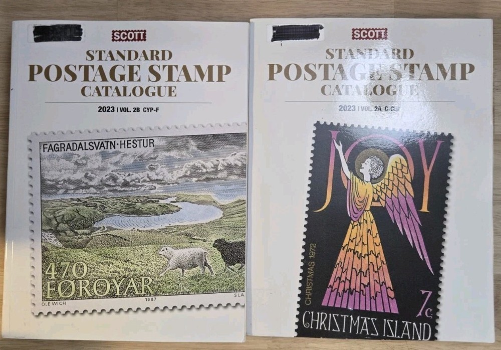 2023 Scott Standard Postage Stamp Catalogue Set Vol 2A & 2B (C-F) - Essential...