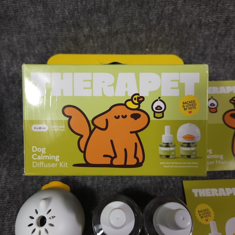 Therapet Dog Calming Diffuser Kit 1 Diffuser 2 Refills For Stress/Anxiety