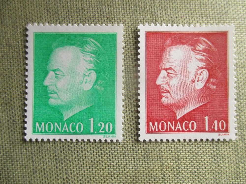 Monaco, Scott# 1255-1256, MNH