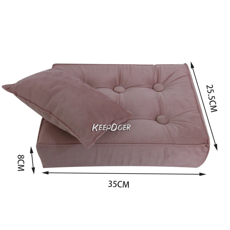 Newborn Baby Photography Prop Wood Bed Woven Knit Kids Cot Mat Mattress Cushion