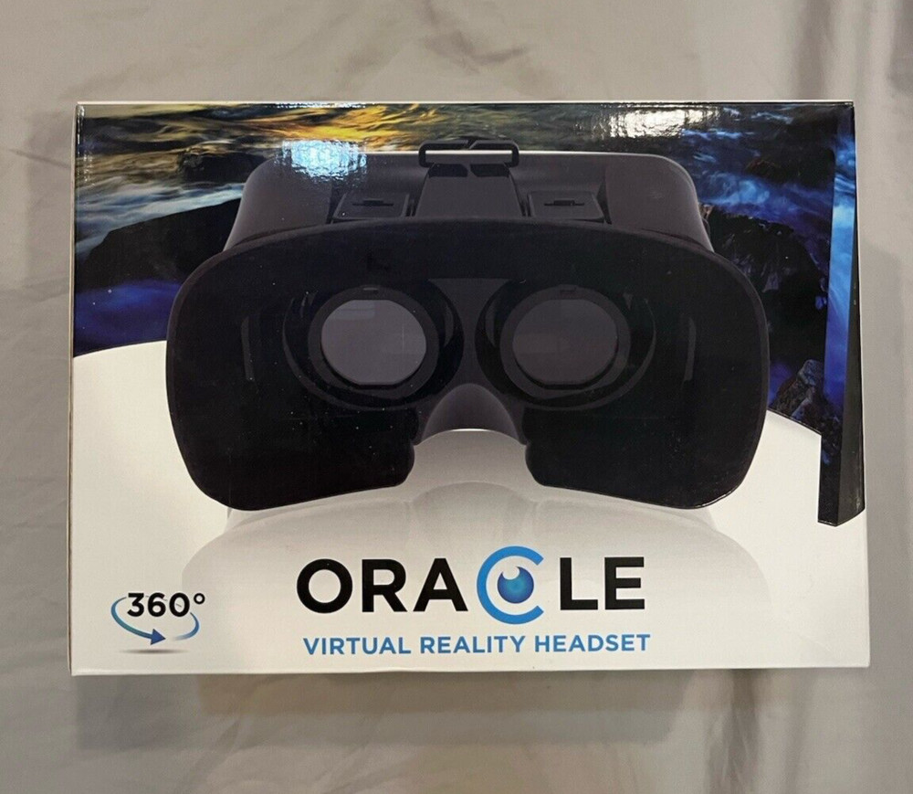 Oracle Virtual Reality 3D Headset for Smartphone - Boxed - Can use with glasses!