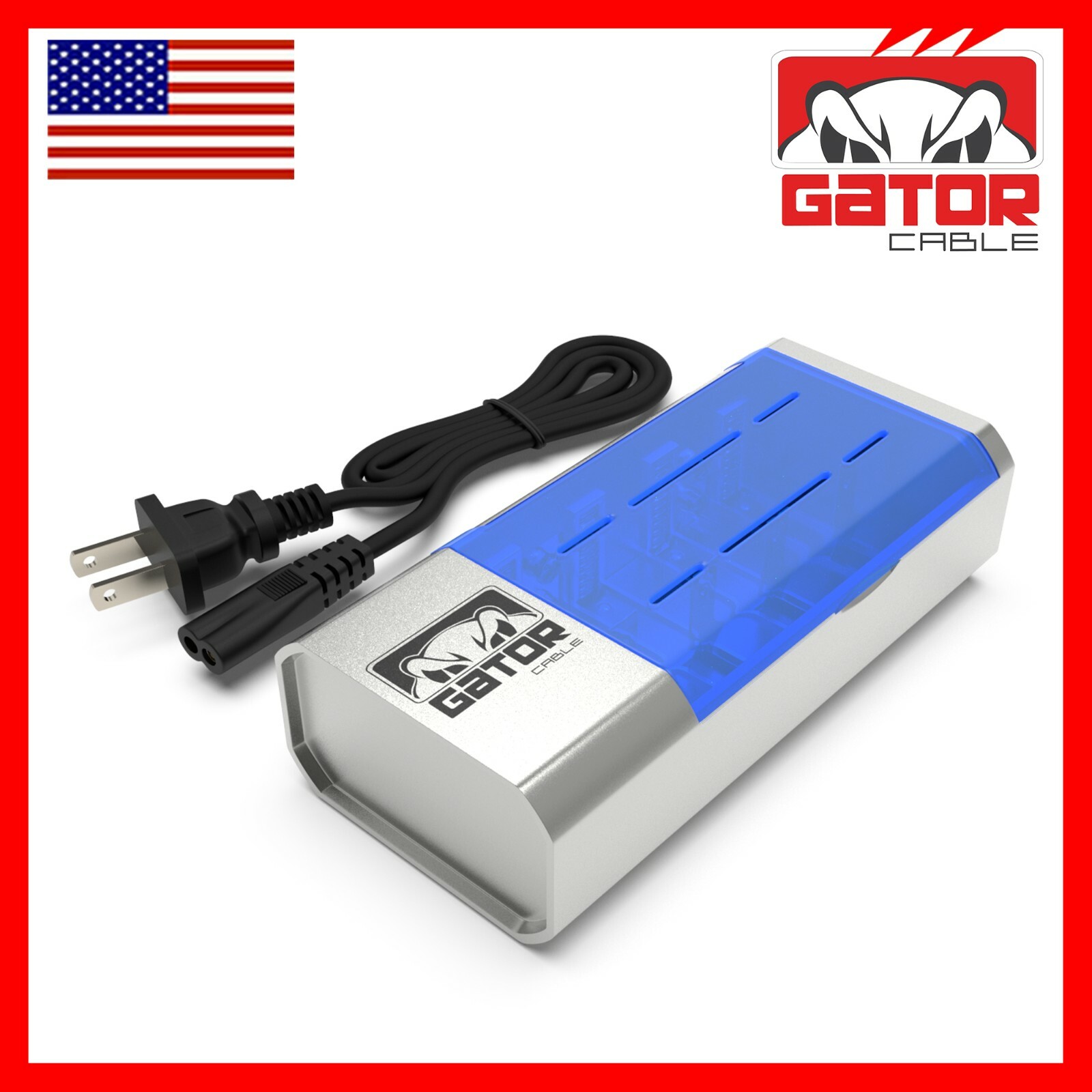 Rechargeable Batteries Charger Universal For AA AAA C D 9V Ni-MH Ni-CD Battery