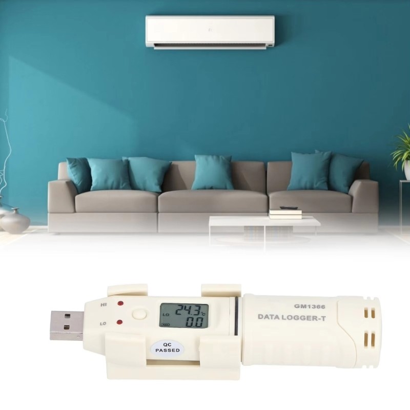 Environmental LCD Data Recorder for Accurate Temperature and Humidity Tracking