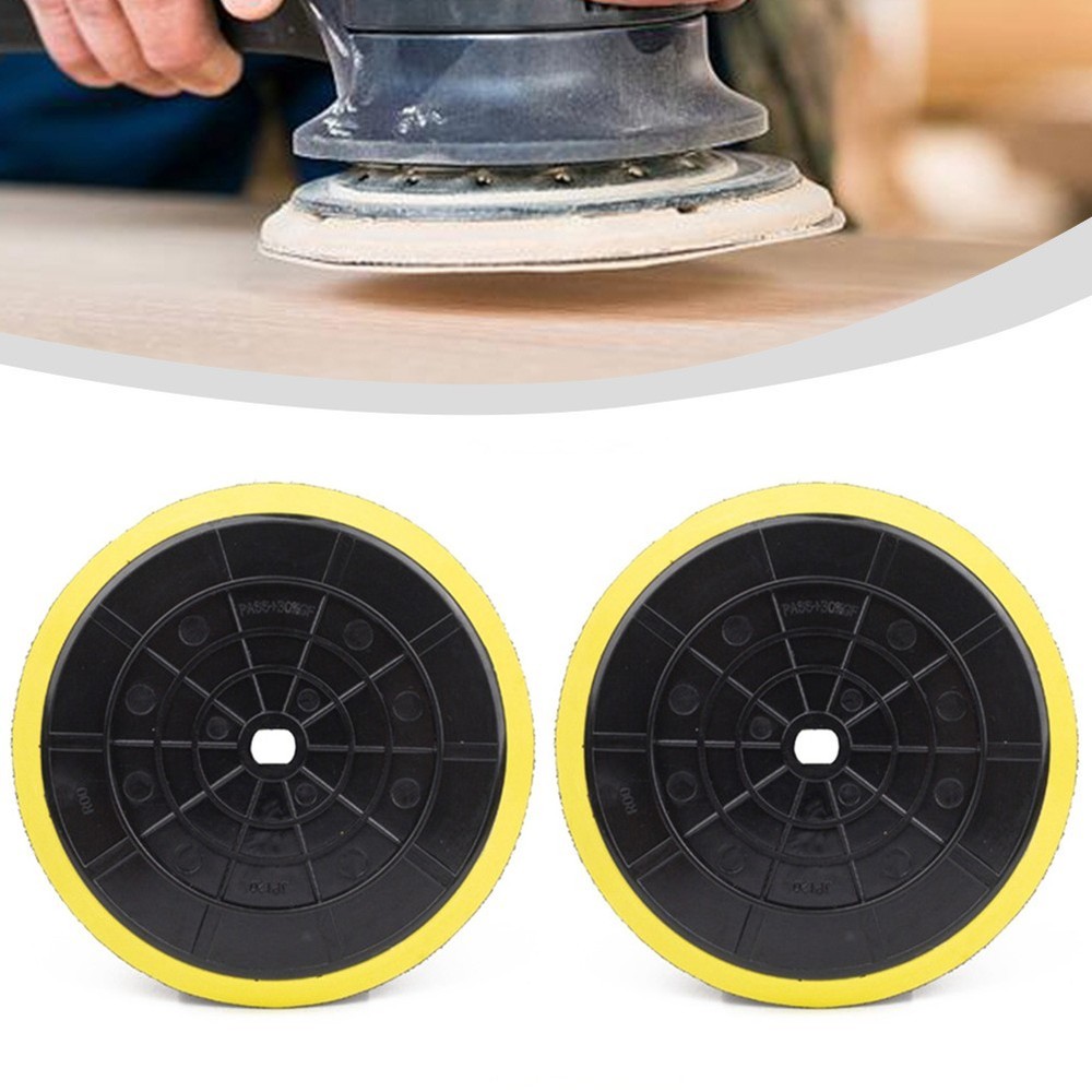 2 Pack 6 Inch Buffer Pads Replacement Backing Discs for Cordless Tools