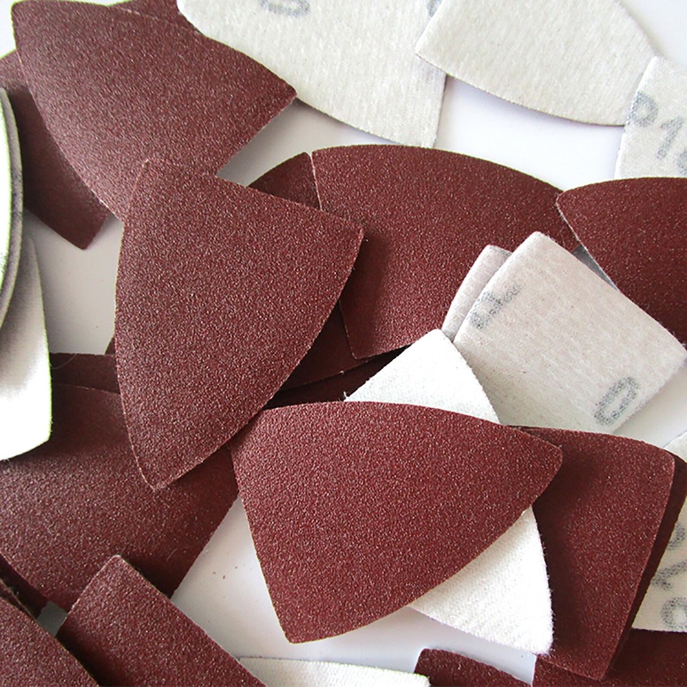 Sanding Sheets Hook and Loop Mouse Sanding Pads Sander Paper Triangle Discs