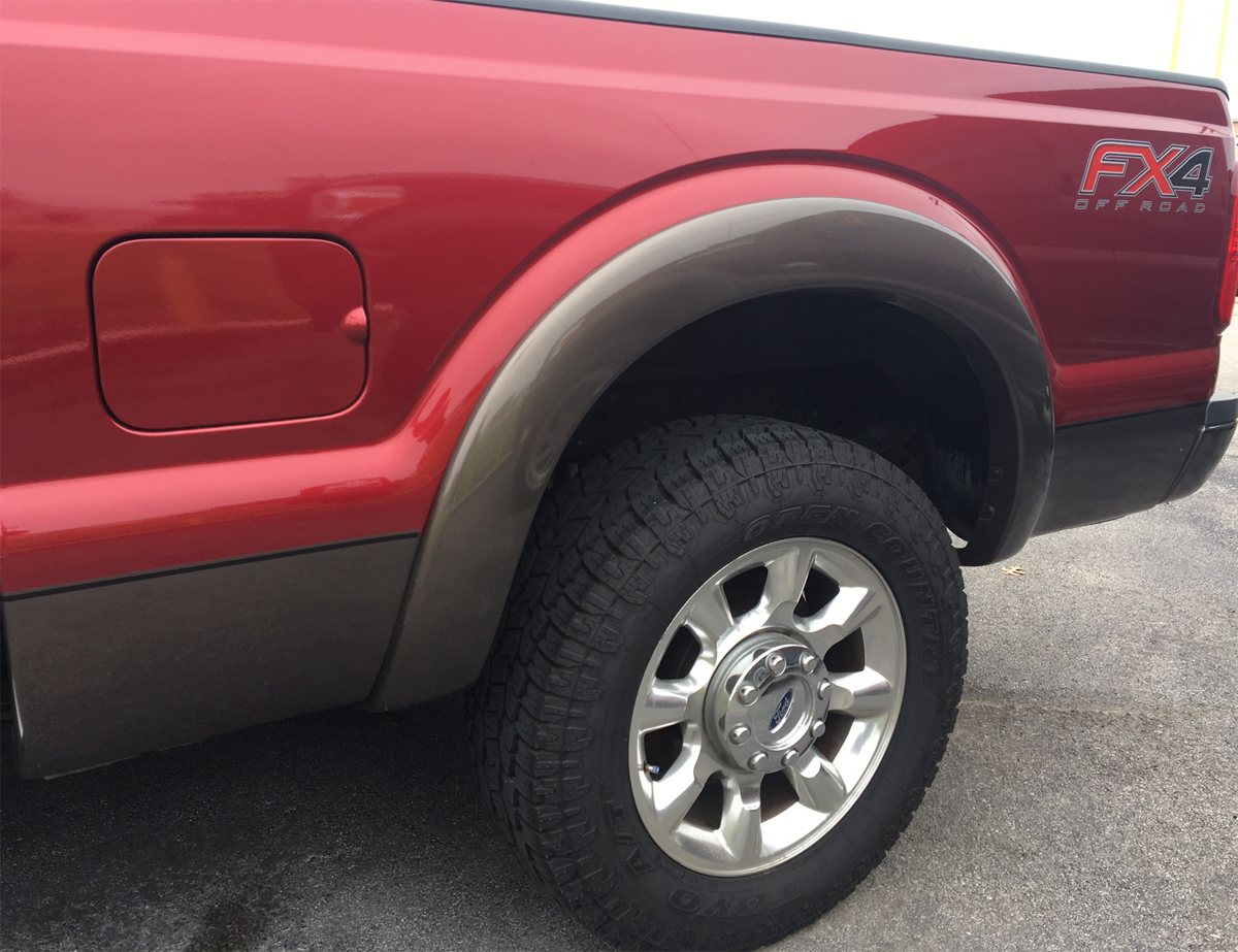 FENDER FLARES FOR 2011 2012 2013 2014 2015 2016 FORD F250 / F350 SUPER DUTY