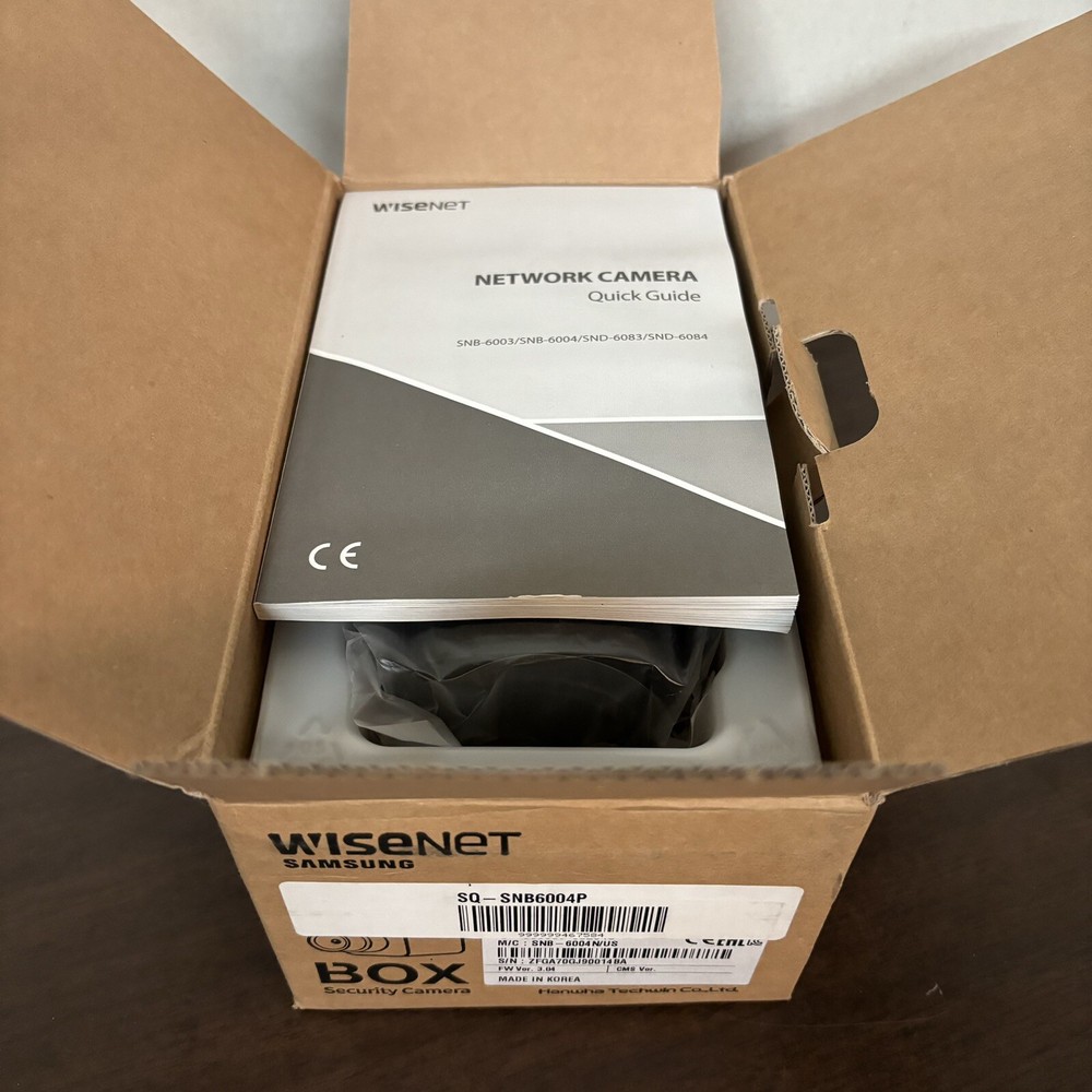 Samsung SNB-6004 Techwin WiseNet 2MP Bullet Security Camera