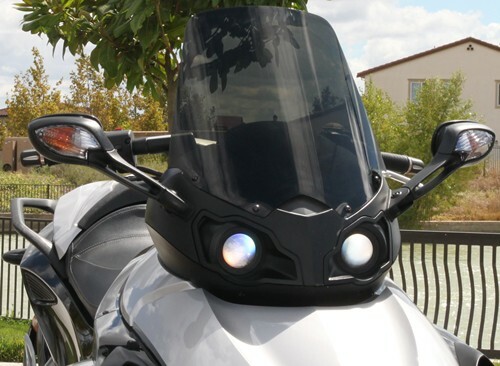 Calsci Tinted 19.5" Windshield for Spyder RS, RSS, GS