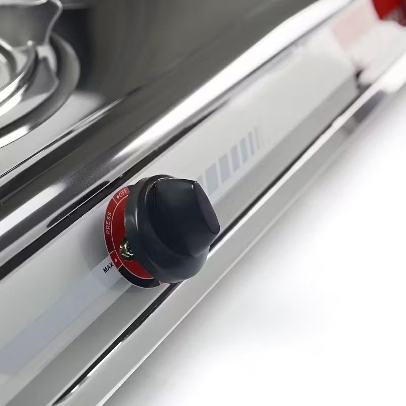 Double Burner Propane Gas Stove Outdoor Cooking Camping BBQ Tailgating Portable