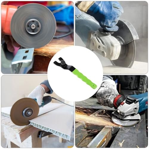 Adjustable Pin Wrench for Angle Grinder Machine,Grinder Spanner ​Wrench () Green