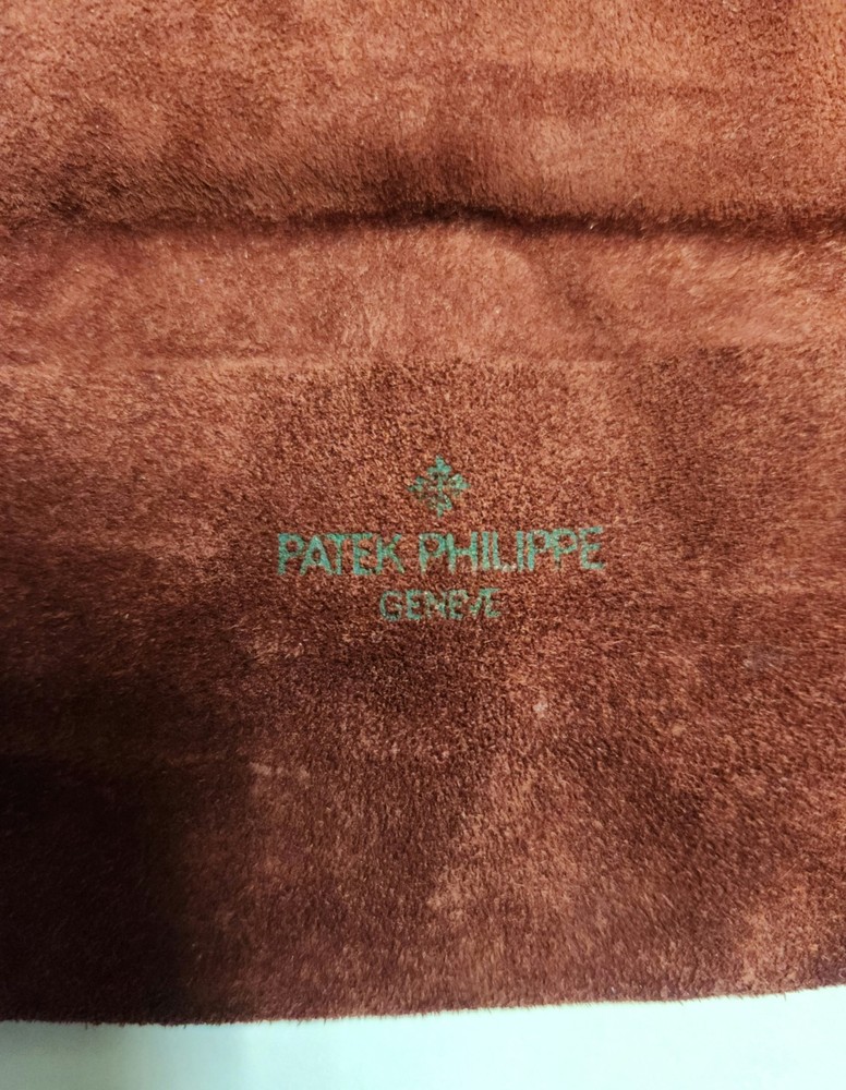 Patek Philippe Red Suede Watch Sleeve