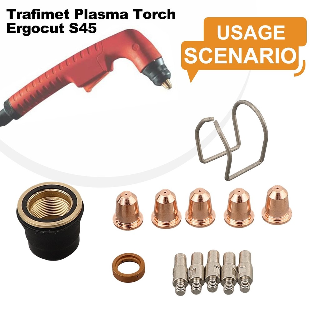 2022 Factory Workshop Electrode Plasma Cutter Torch PD0116-08 Replacement
