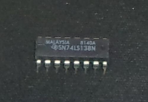 SN74LS138N 3-8 LINE DECODER/DEMUX, 16-PDIP