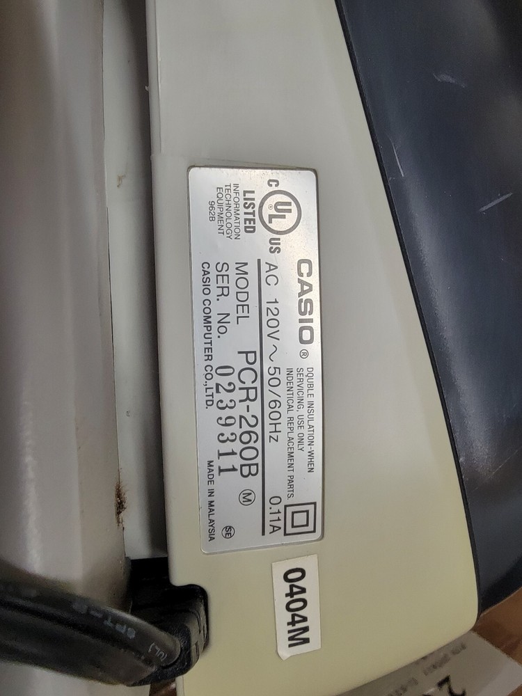 Casio PCR 260B