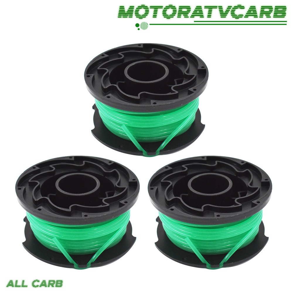 3pack SF-080 String Trimmer Spool Line Replacement For Black & Decker GH3000
