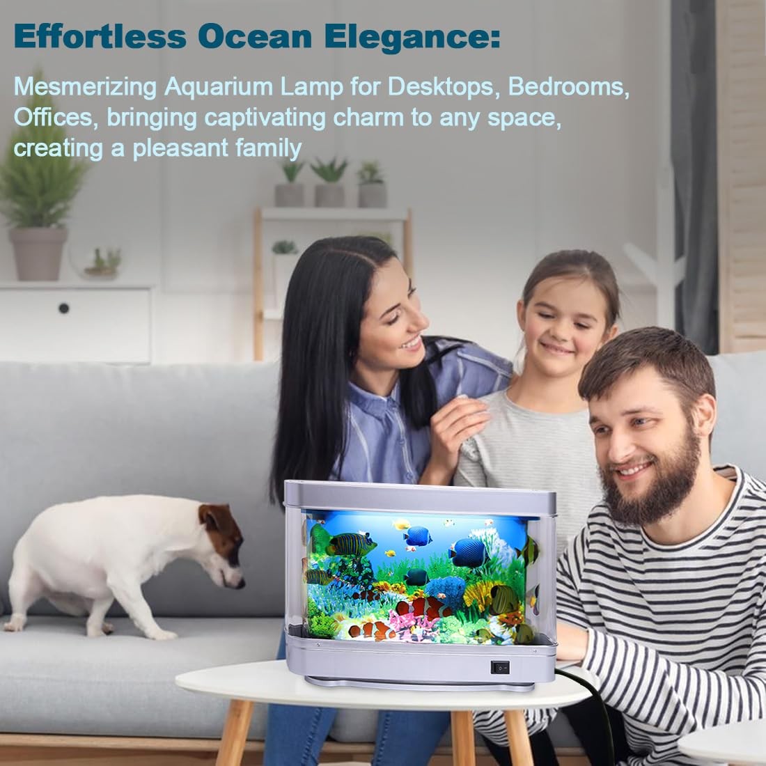 PTAHON Artificial Tropical Fish Decorative Moving Aquarium Lamp - Virtual Oce...