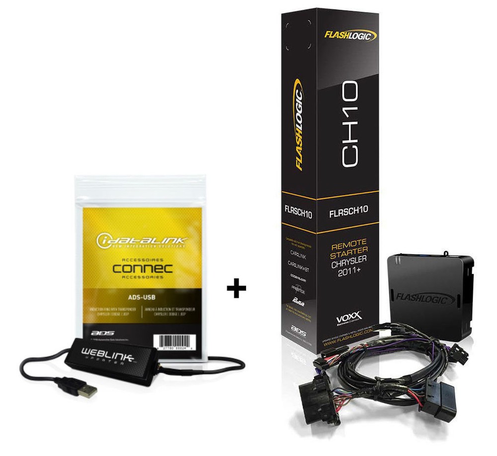 Flashlogic Add-On Plug & Play Remote Start for 2017 Chrysler Pacifica FLRSCH10