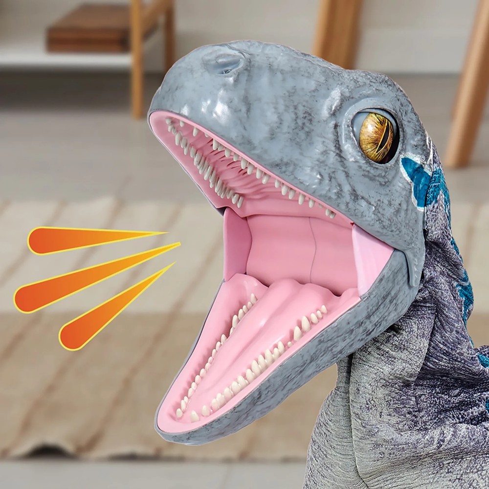 Jurassic World baby Blue Puppetronic RealFX Training Clicker wow stuff.