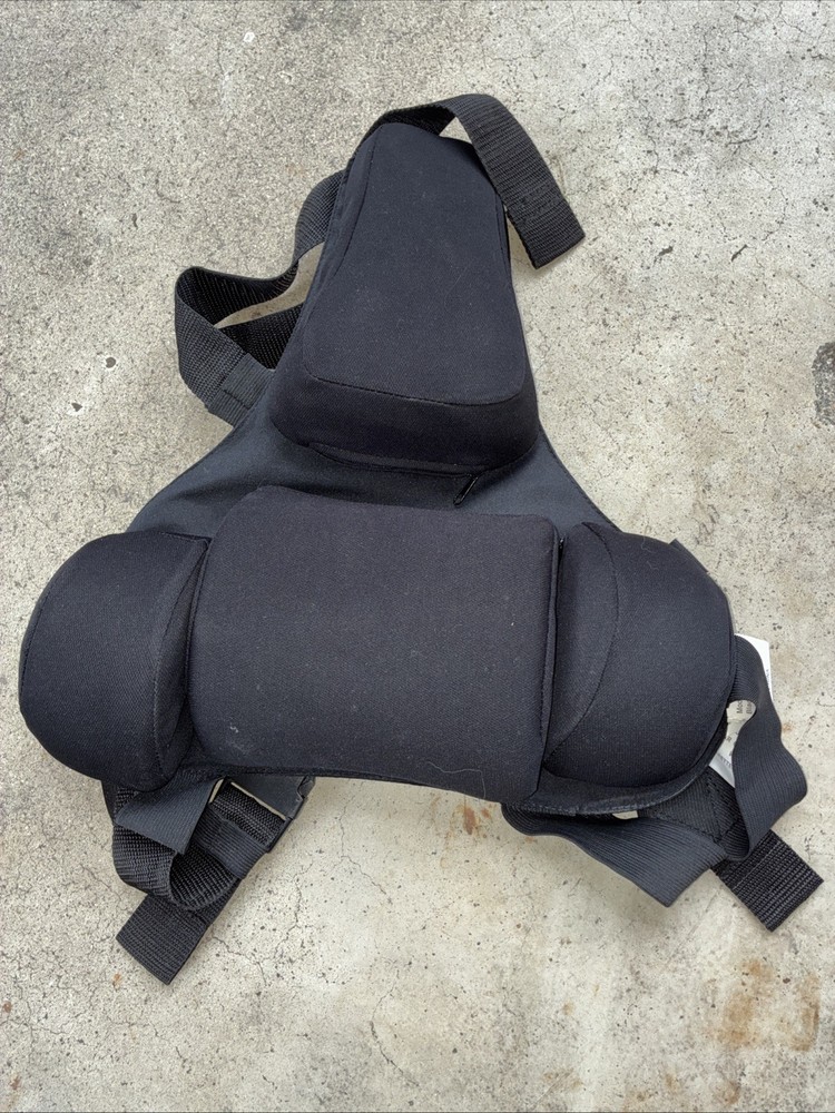 Fellowes Microban Model 80376 Black 15in Polyester Fiber Back Support