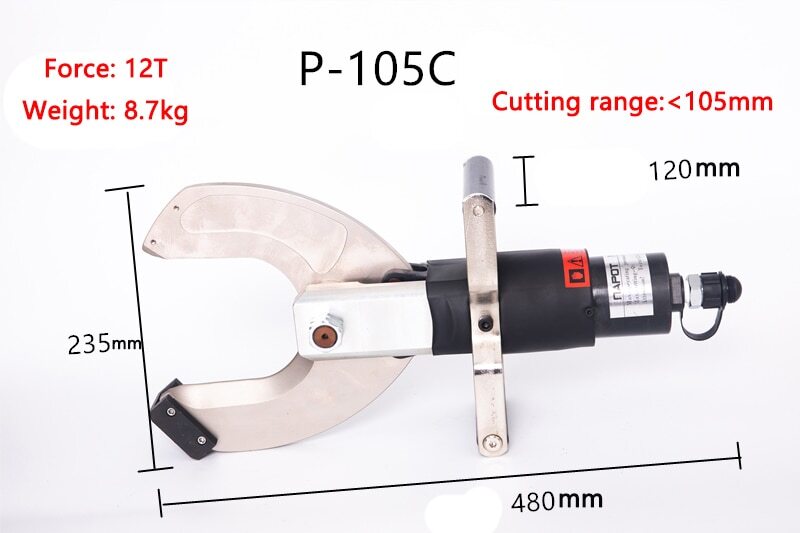 Open-type Electric Hydraulic Cable Scissors Cable Shear Split-type Cable Cutter