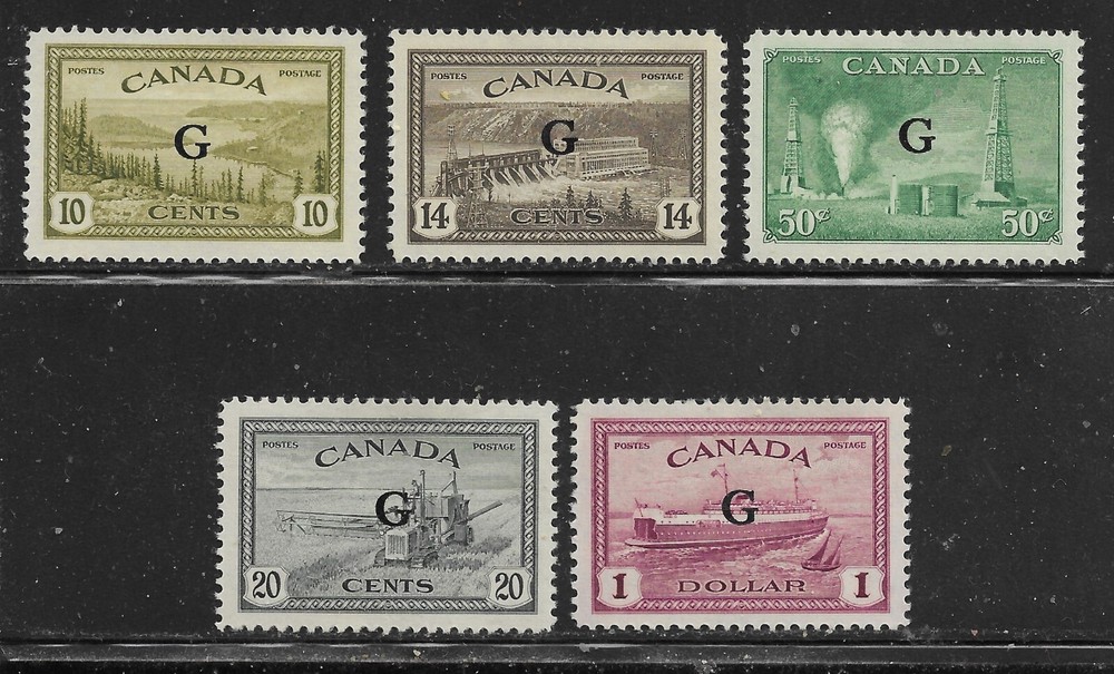 CANADA     SC O21-O27     MINT NEVER HINGED //   MINT LIGHTLY HINGED