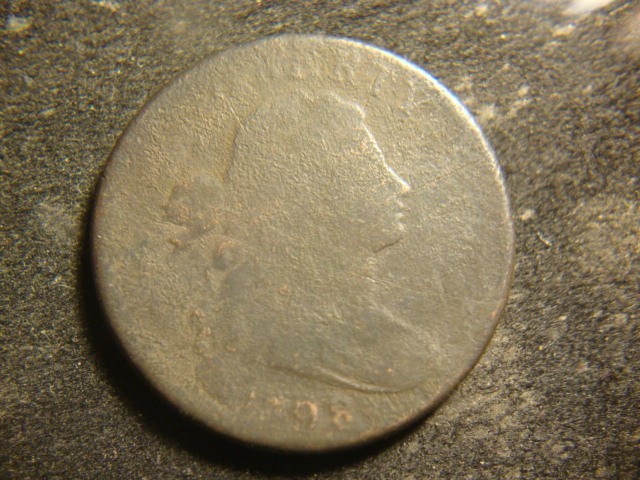 1798 Sheldon Full Date Smooth Flan Draped Bust Large Cent NCX