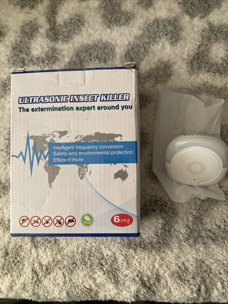 Ultrasonic Insect Killer 6 Pack Intelligent Frequency Conversion