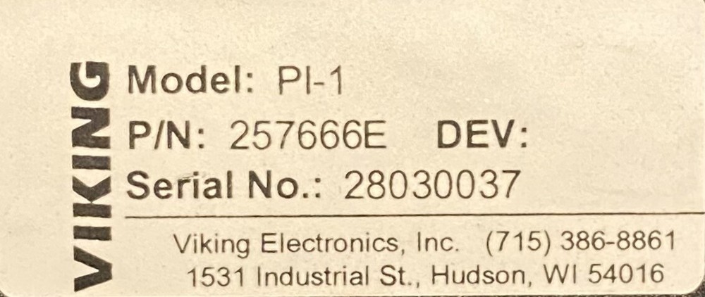 VIKING PI-1 UNIVERSAL TELECOM/PAGING INTERFACE