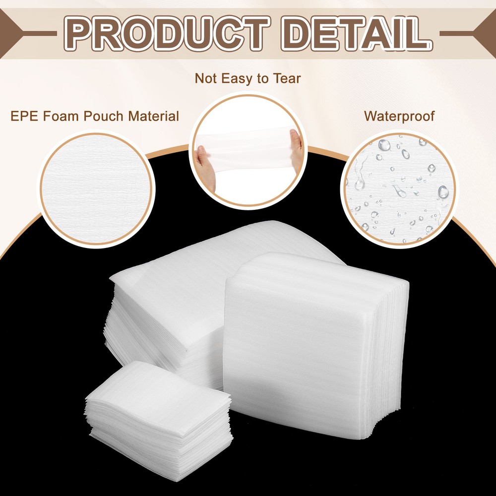 25Pcs Foam Cases, 7" x 6" Sheets Padding for Cushioning