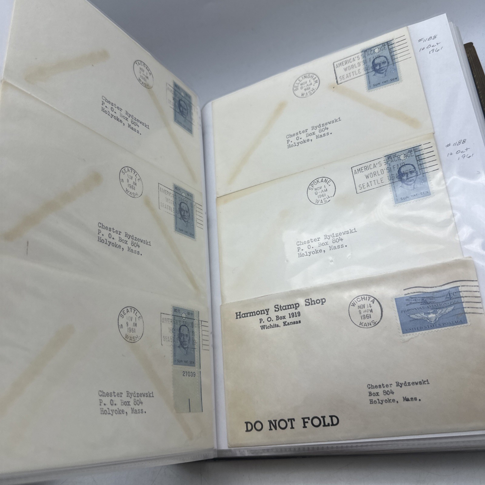 Vintage Stamp Covers Letters Lot 1960-1965 Postal History Collection (AA44)
