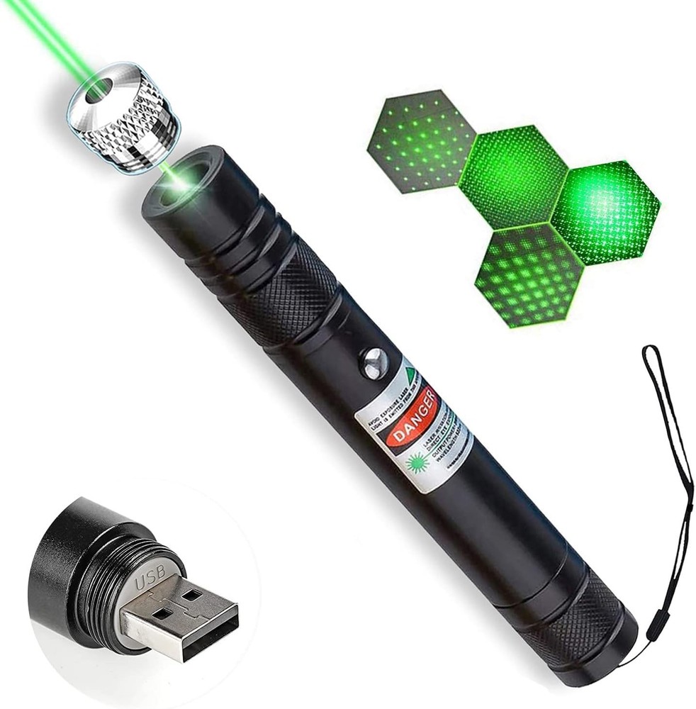 Water Resistant Handheld Laser Pointer & Tactical LED Flashlight - 2000M Range