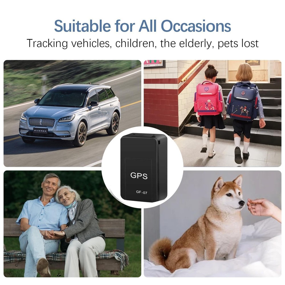 GPS Tracker for Vehicles No Subscription - Mini Magnetic Tracker Device for V...