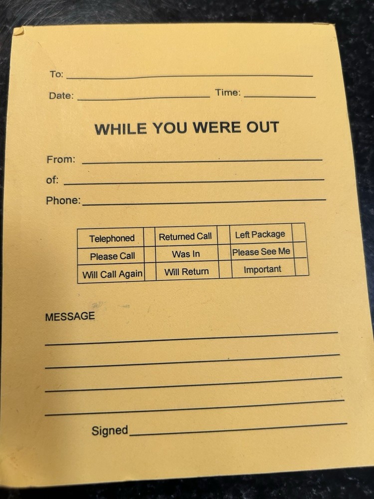 While You We’re Out Notepad