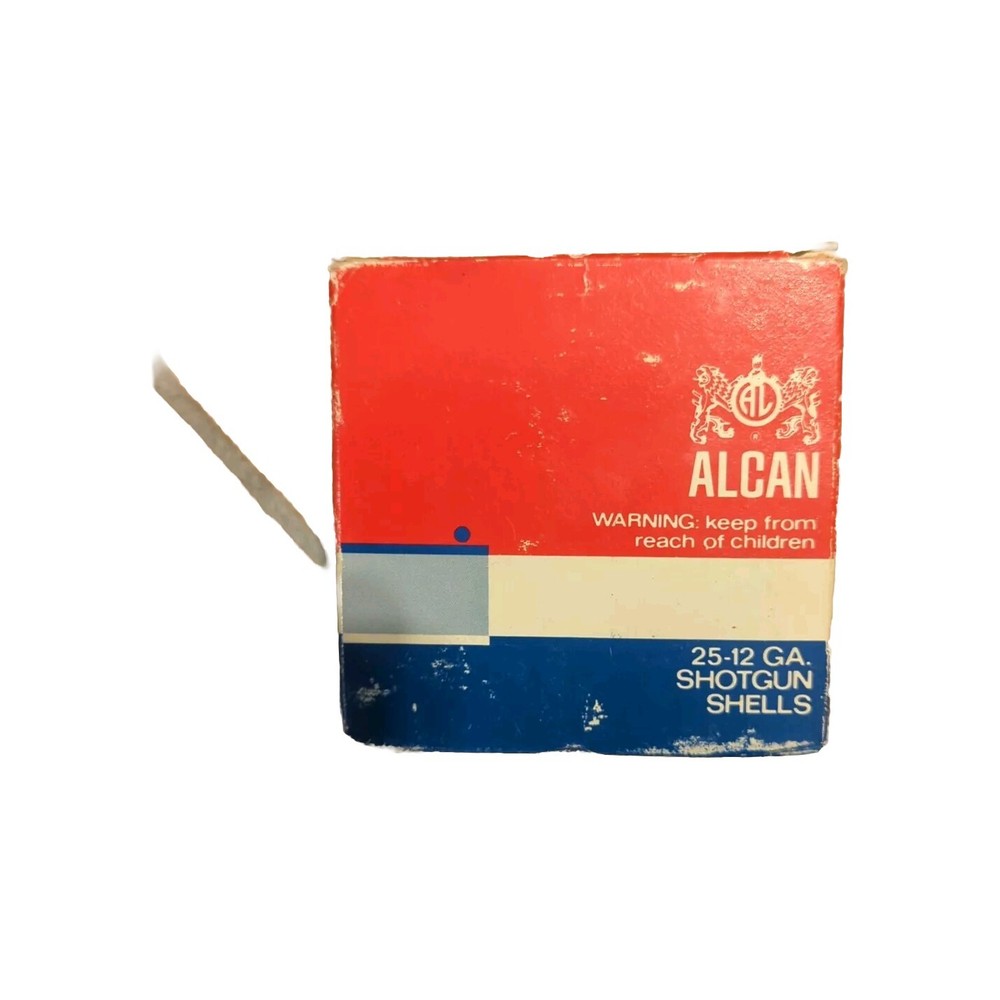 alcan shotgun shells 25-12GA BOX ONLY