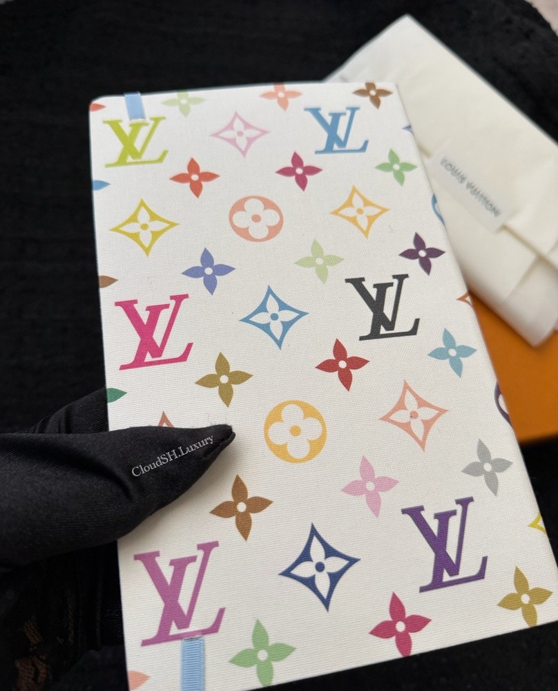 Auth Louis Vuitton LV x TM Monogram Multicolor Jane Notebook MM - Gl1301