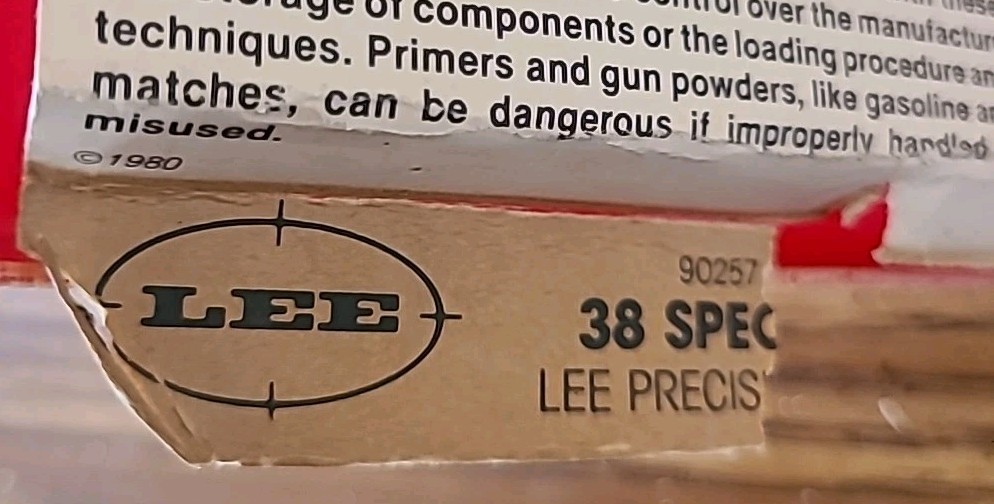 LEE LOADER 38 SPECIAL RELOADING KIT