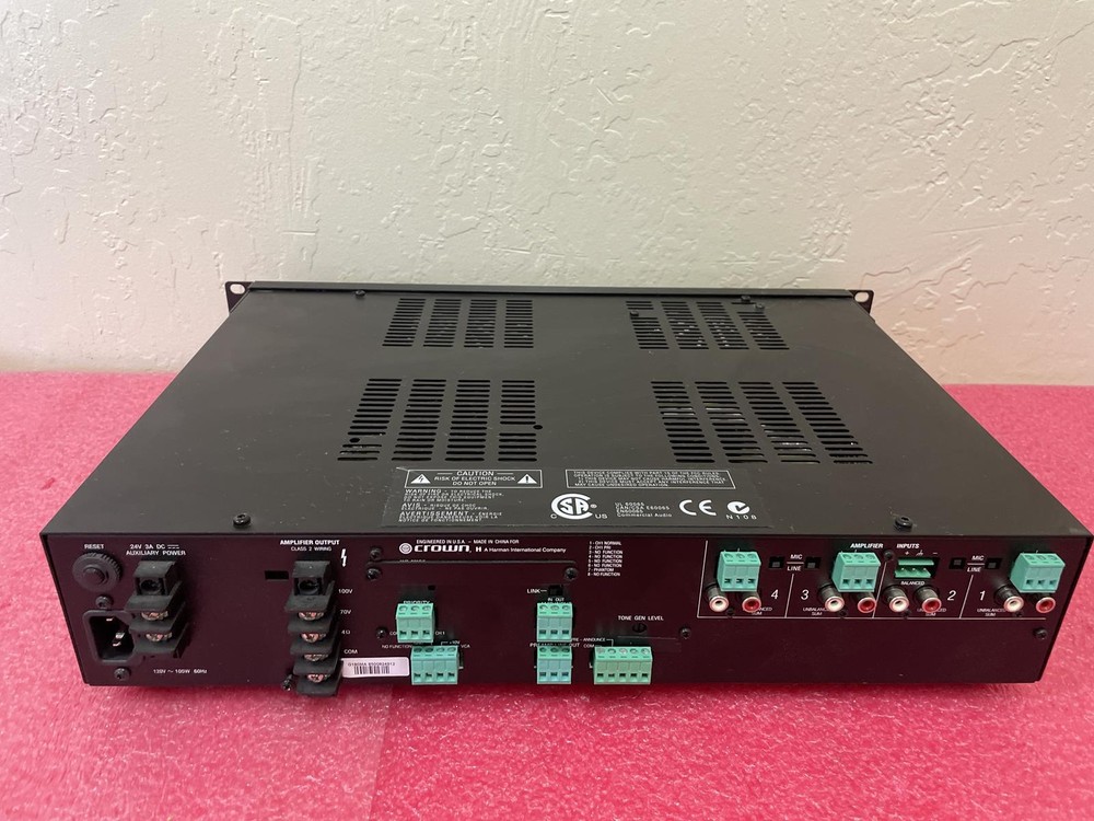 CROWN 180MA AMPLIFIER MIXER