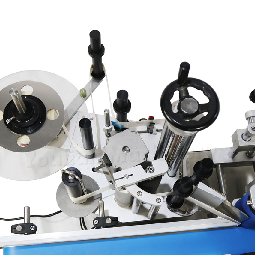 MT-100 Automatic Round Bottle Labeling Machine, Glass Bottle Label Applicator