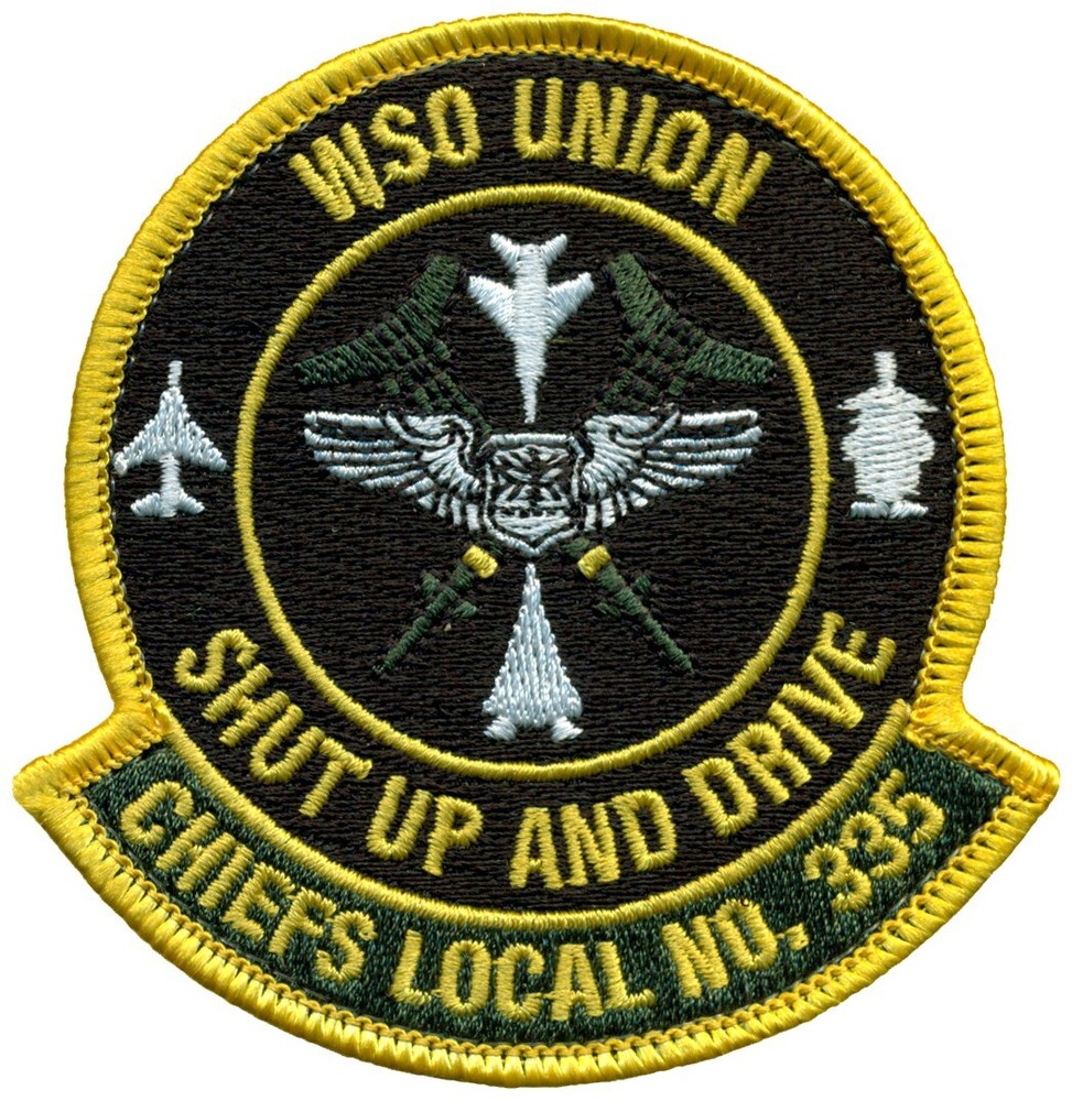 USAF 335th FIGHTER SQUADRON – WSO UNION PATCH