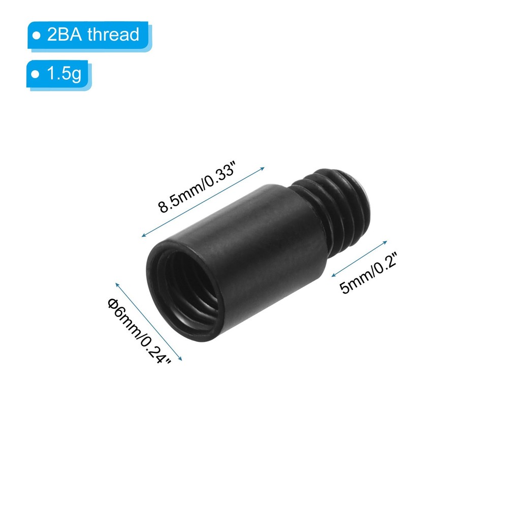 1.5g Copper Dart Weight Add Accentuator 3 Pcs 8.5mm Length 2BA Thread Black