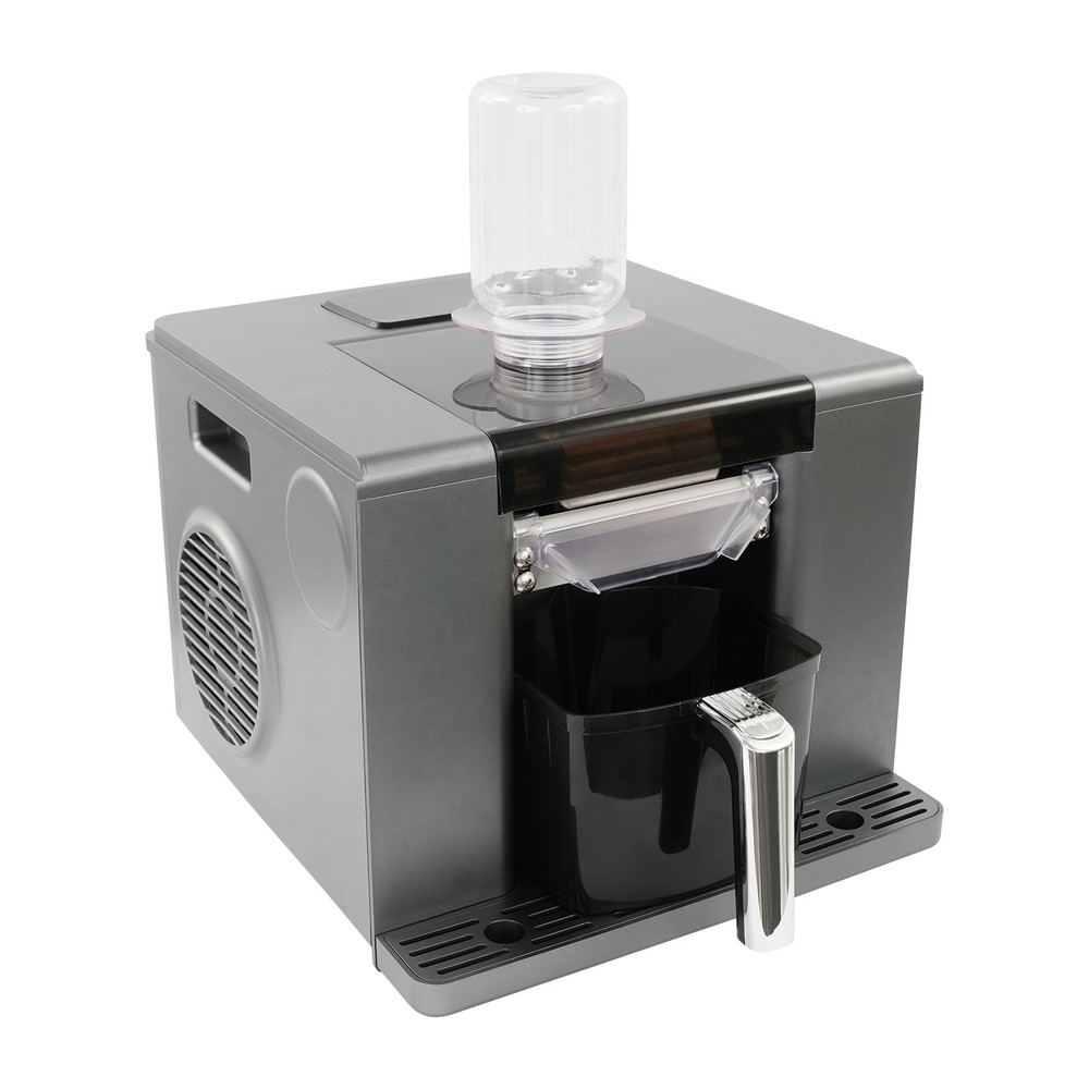 Snowflake Ice Making Machine Shaved Ice Machine Automatic Shaved Ice Maker Grey
