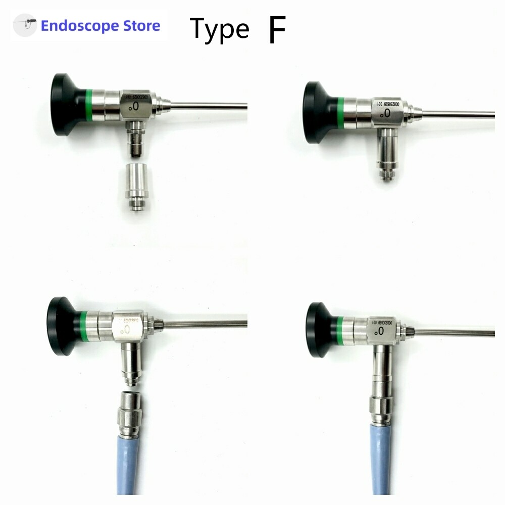 Endoscope Light Source Optical Fiber Cable Interface Adapter Convert Connector