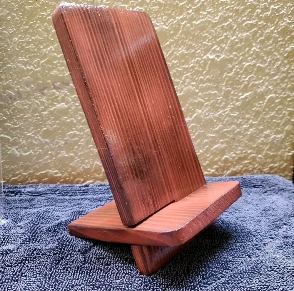 Custom Handmade 🧩 Solid Wood 🪵 Comic Book Display - Phone Holder - CGC Book🔥